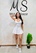 Romper All White Energy