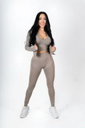 Set Athleisure Luxe - taupe