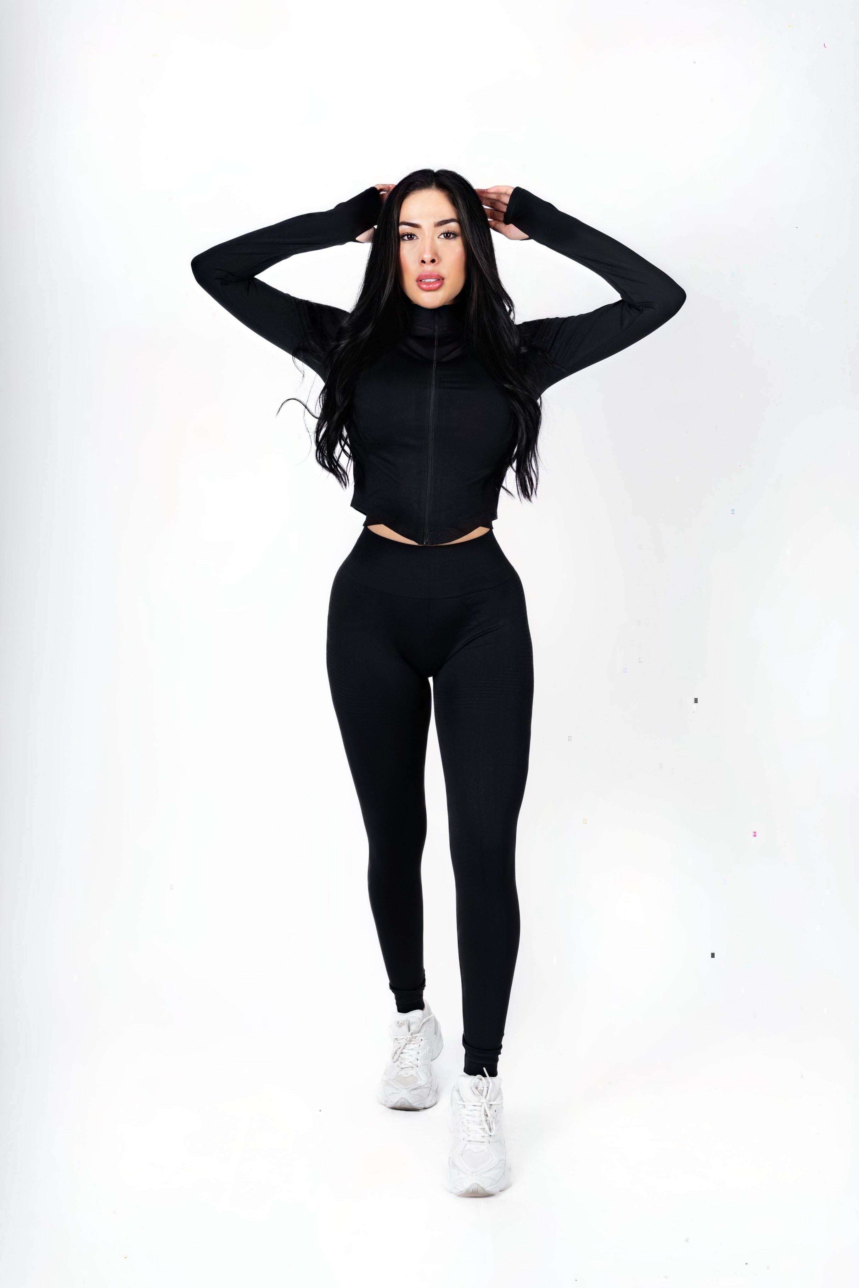 Set Athleisure Luxe - Negro