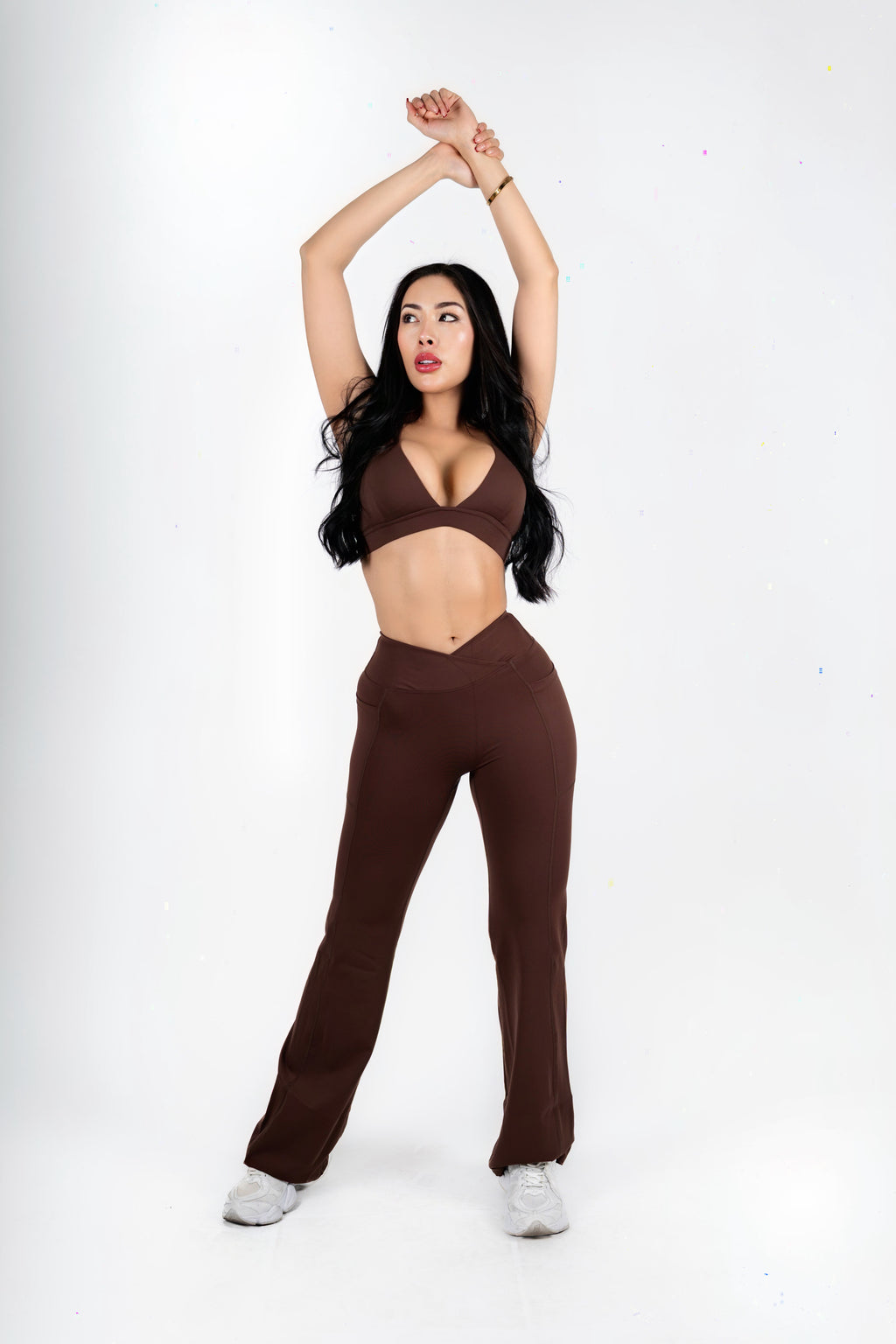 Set Venus Fit Wide Leg -COLOR CAFÉ