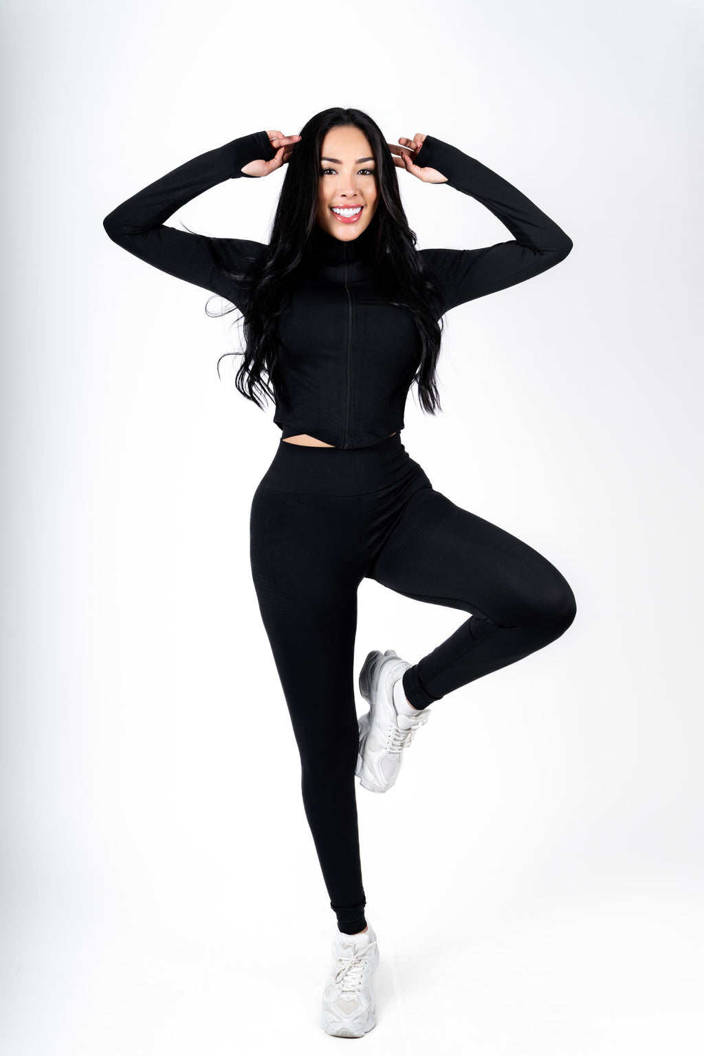 Set Athleisure Luxe - Negro