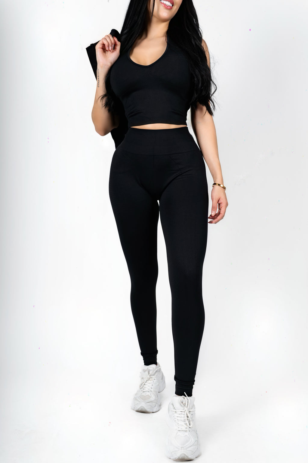Set Athleisure Luxe - Negro