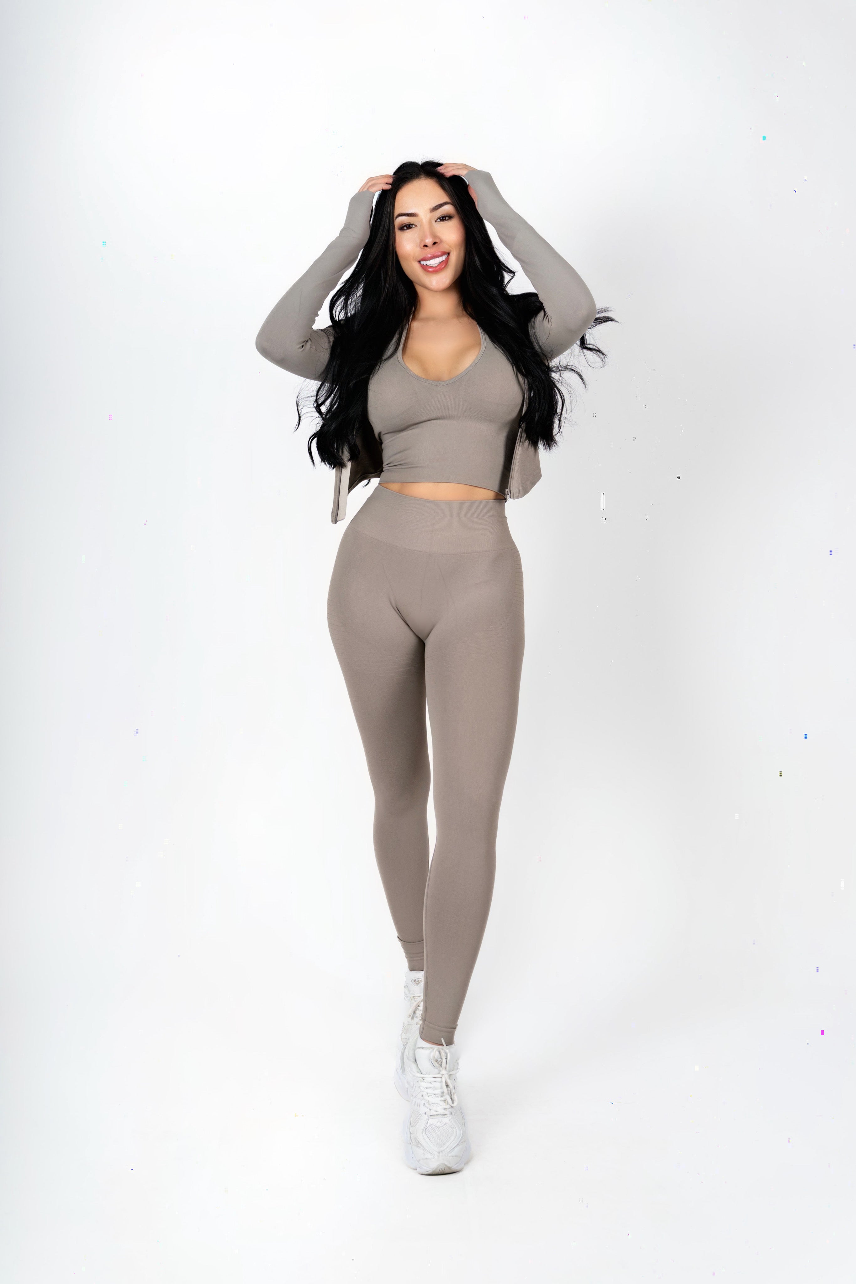 Set Athleisure Luxe - taupe