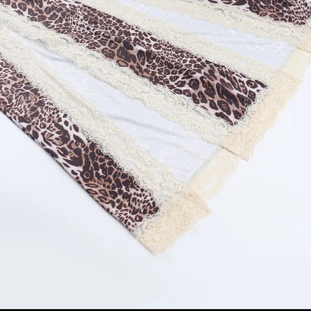 Leopard Lace Cut-Out Dress