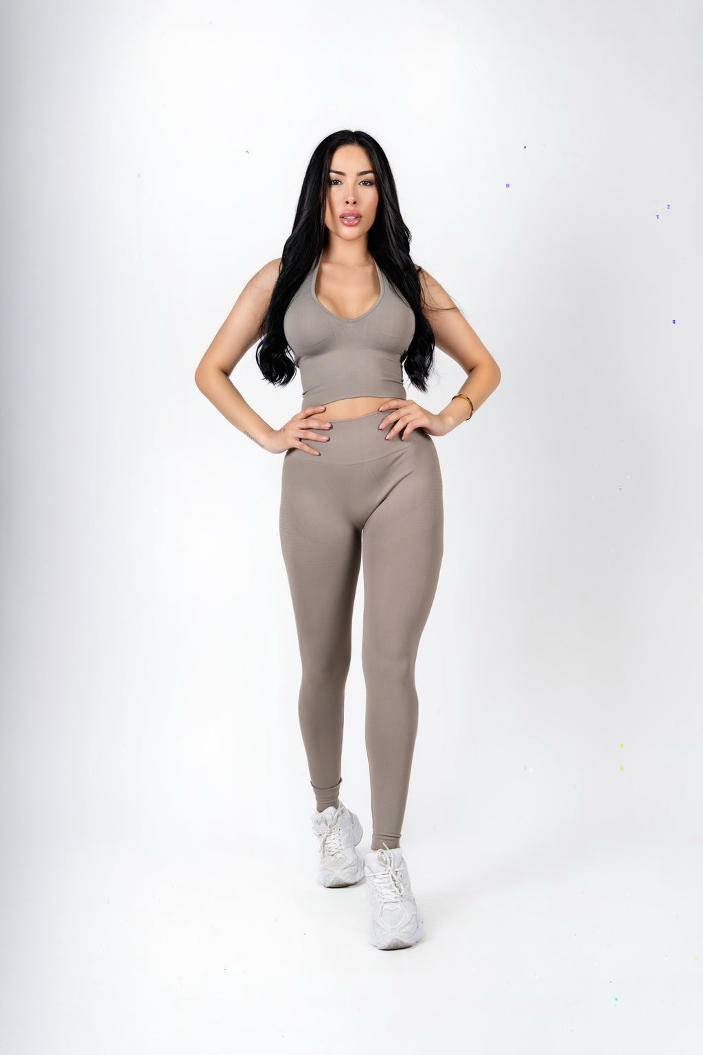 Set Athleisure Luxe - taupe