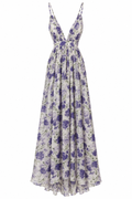 vestido maxi floral
