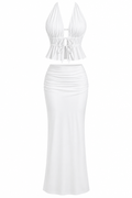 Conjunto playero blanco