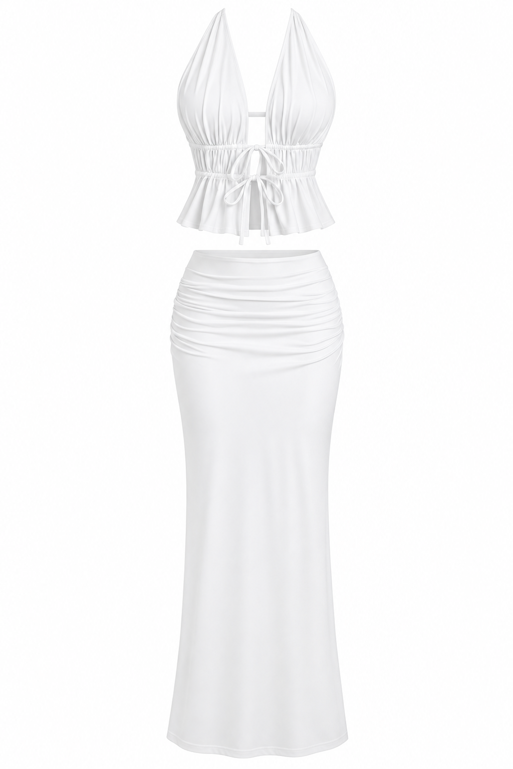 Conjunto playero blanco