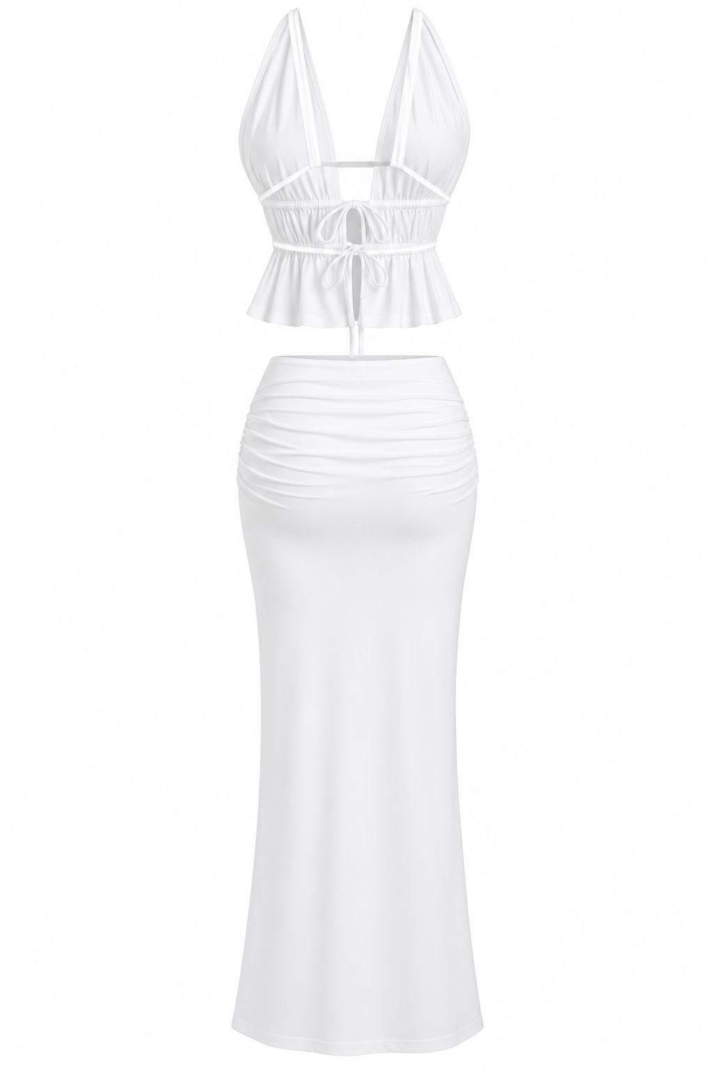 Conjunto playero blanco